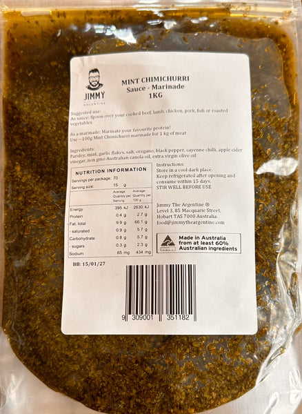 Marinades/Sauces 1kg Pouches